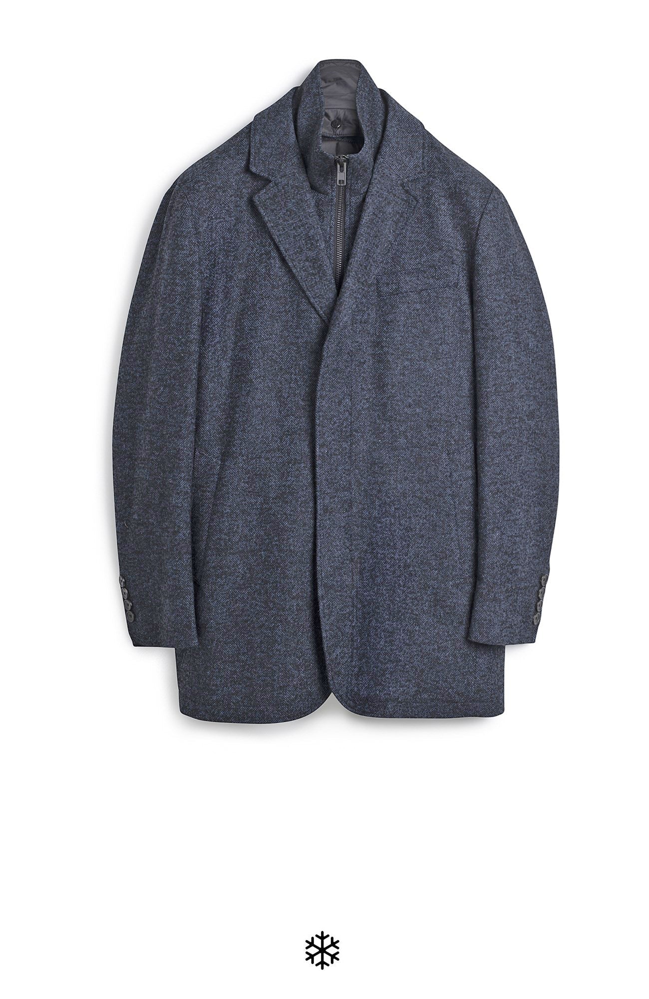 Bowie Navy Herringbone Jacket - MENS - Cardinal of Canada - US - Bowie Navy Herringbone Jacket