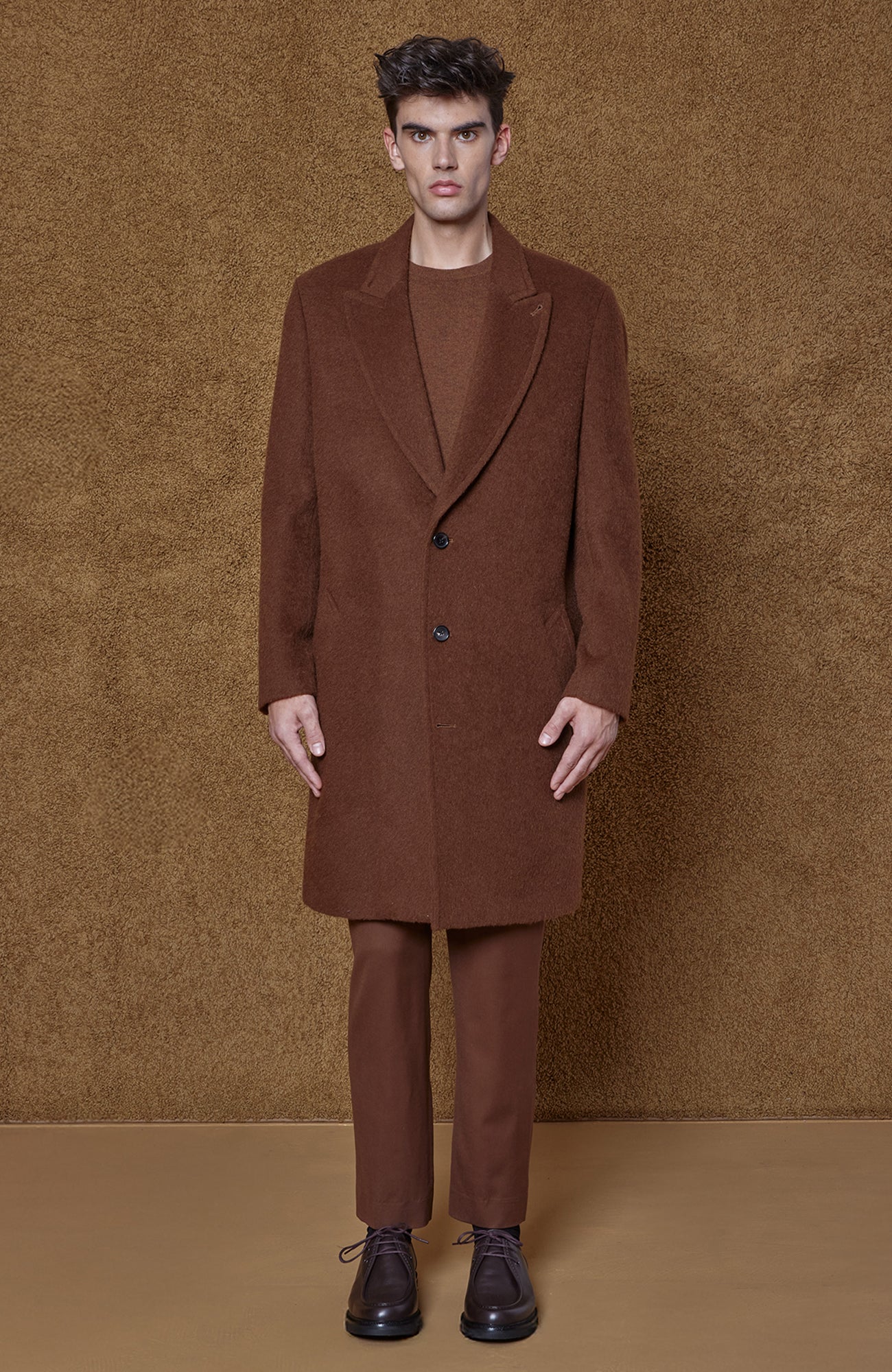 MERCURY WOOL AND ALPACA BLEND TOPCOAT - MENS - Cardinal of Canada - US - MERCURY WOOL AND ALPACA BLEND TOPCOAT