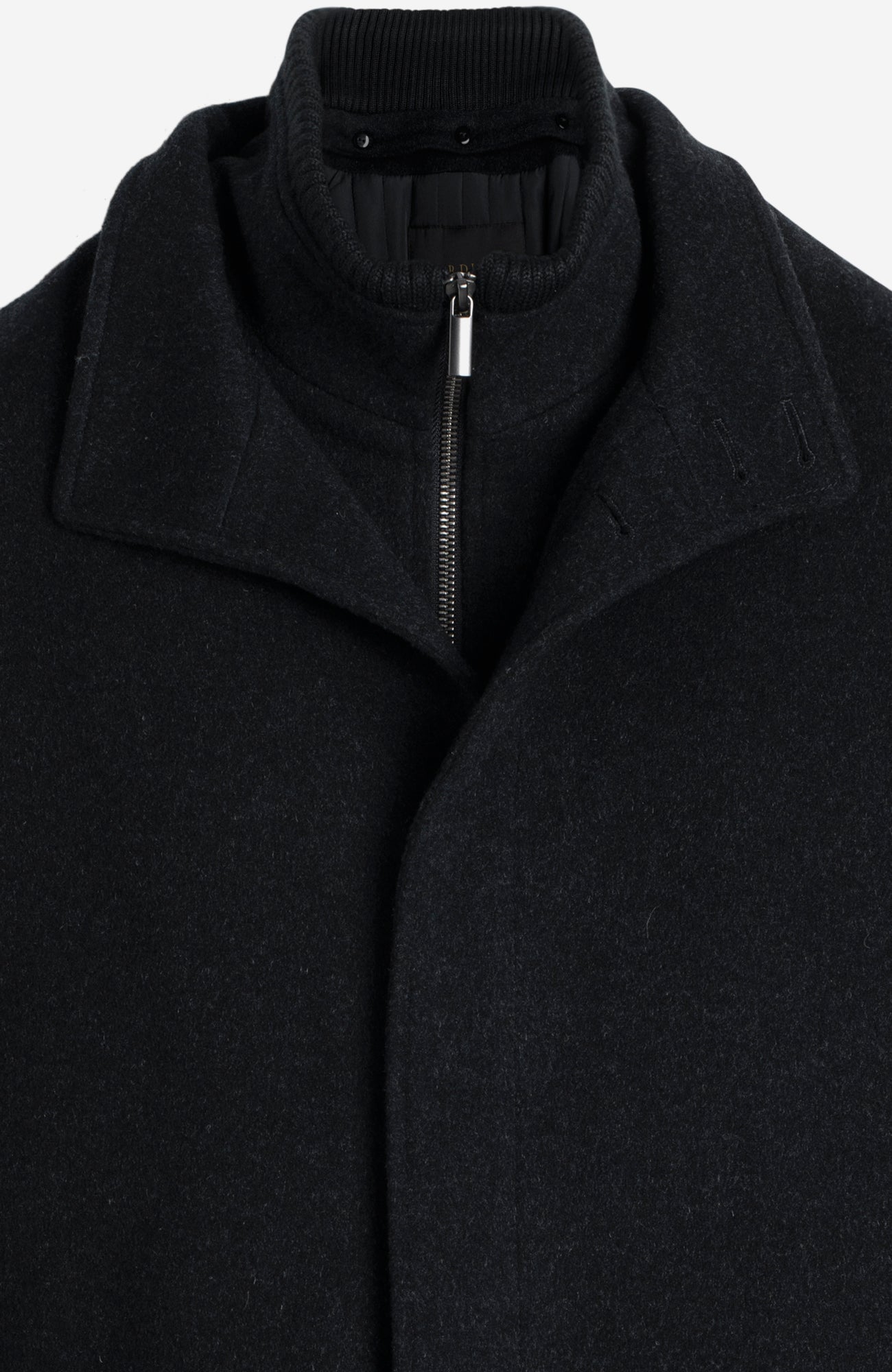 Mont - Royal Black Wool & Cashmere Car Coat - Cardinal of Canada - US - Mont - Royal Black Wool & Cashmere Car Coat