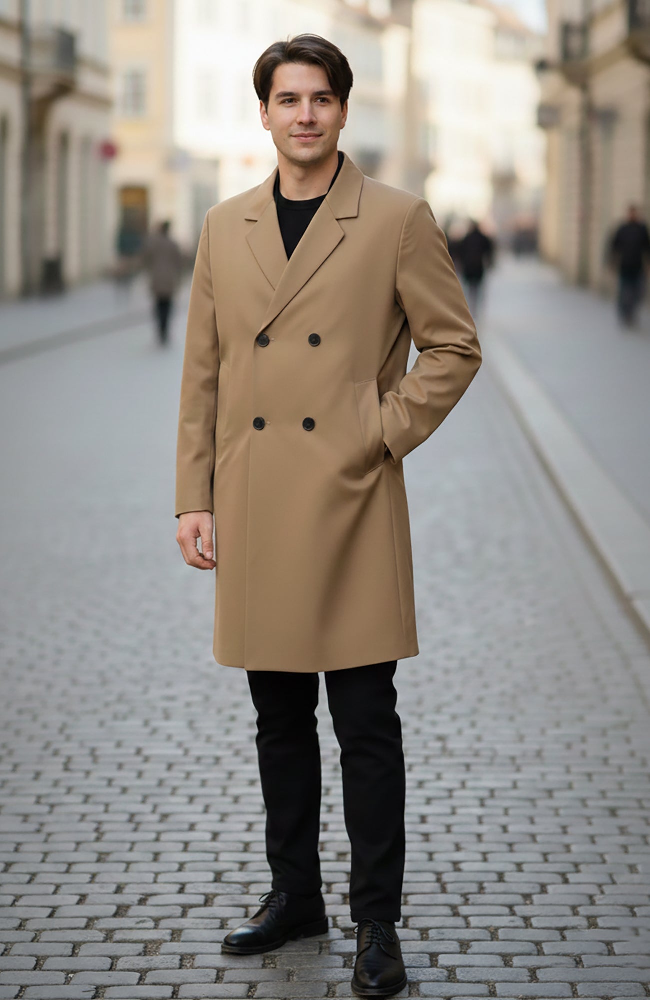 Scottsdale Double Breast Relaxed Topcoat - Cardinal of Canada - US - Scottsdale Double Breast Relaxed Topcoat