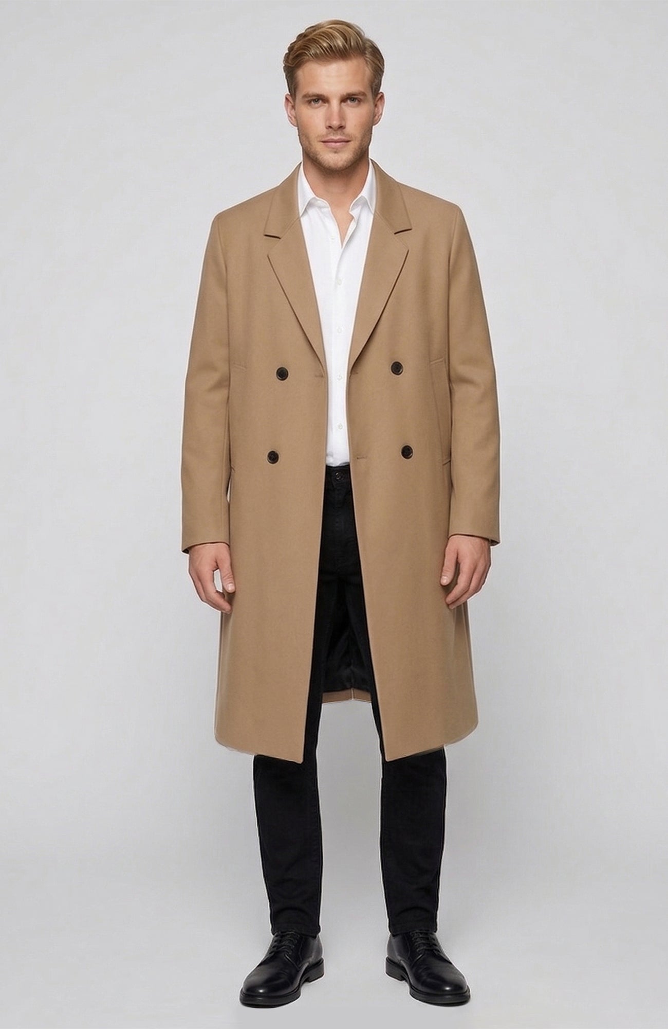 Scottsdale Double Breast Relaxed Topcoat