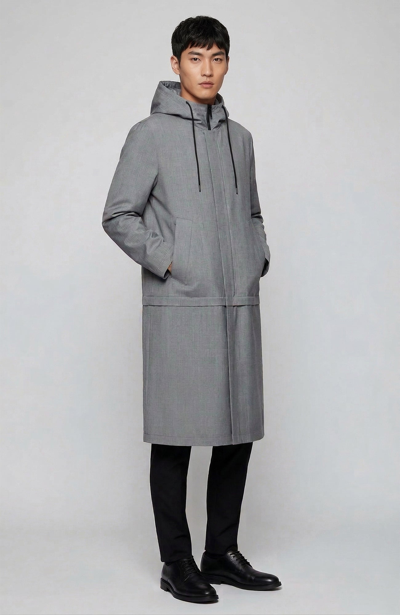 Trent Light Grey Water Resistant Topcoat - Cardinal of Canada - US - Trent Light Grey Water Resistant Topcoat