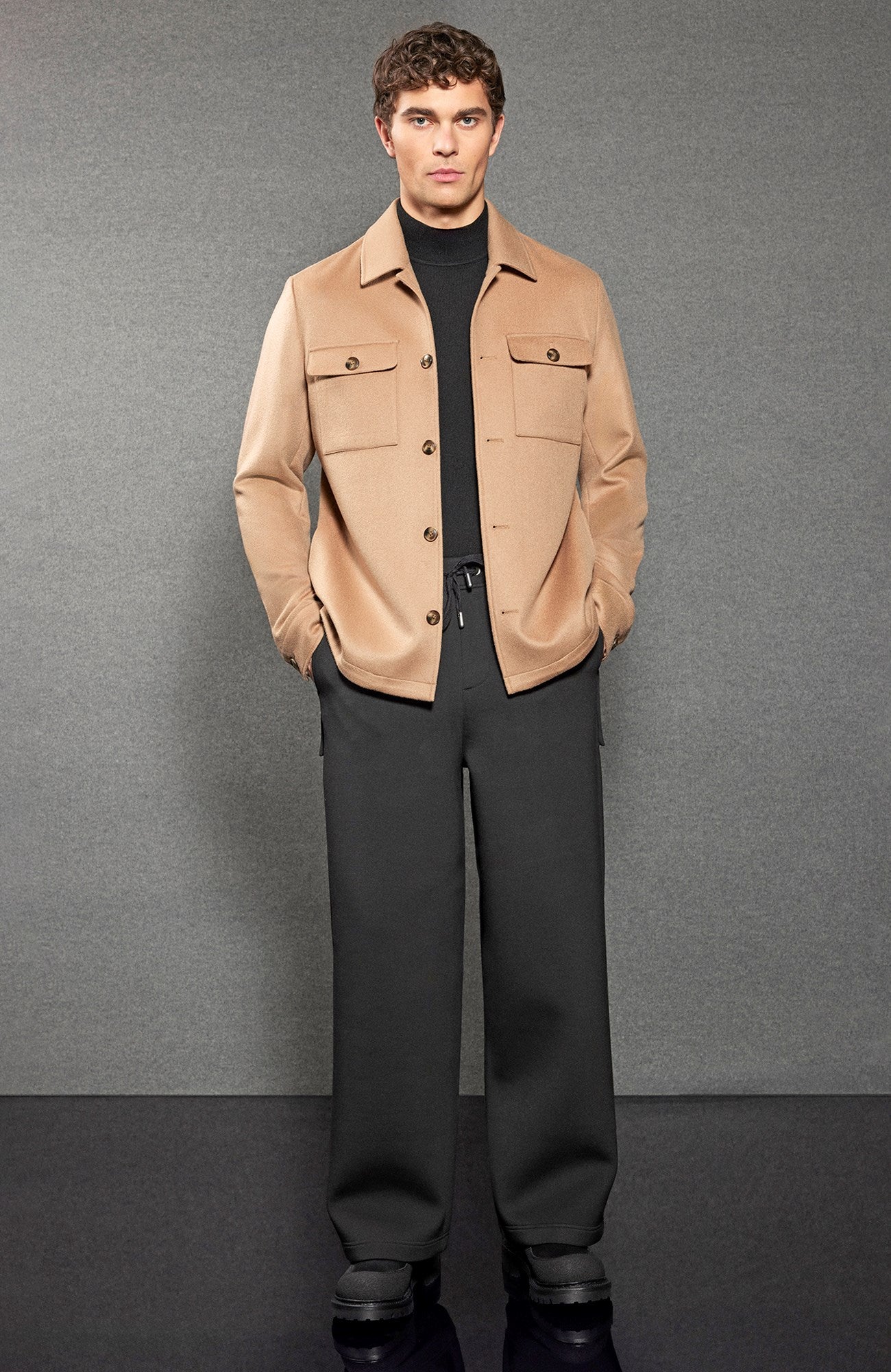 Bryce Cashmere Shirt Jacket