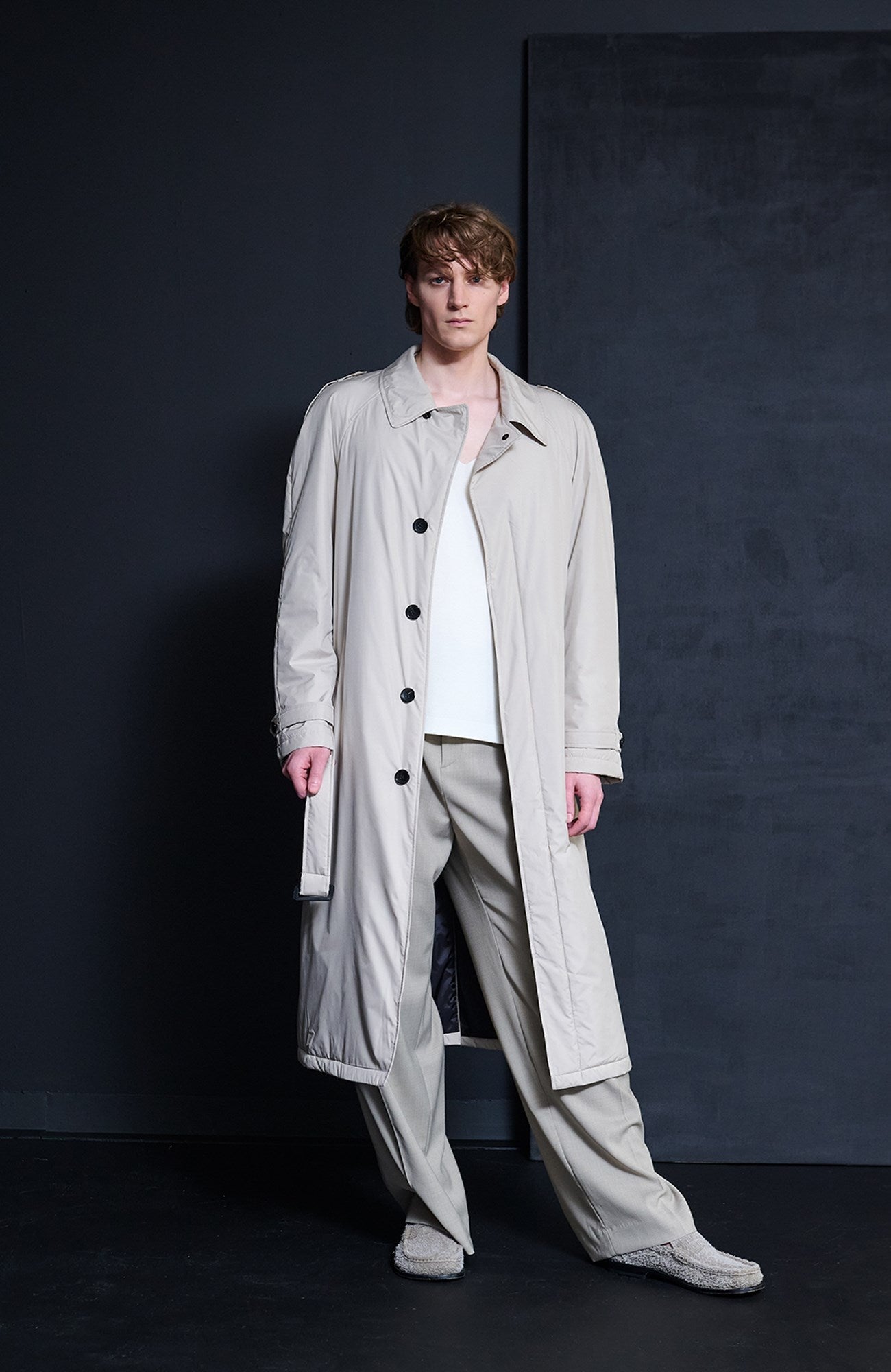 Limited Edition: Hans Stone Trenchcoat - MENS - Cardinal of Canada - US - Limited Edition: Hans Stone Trenchcoat