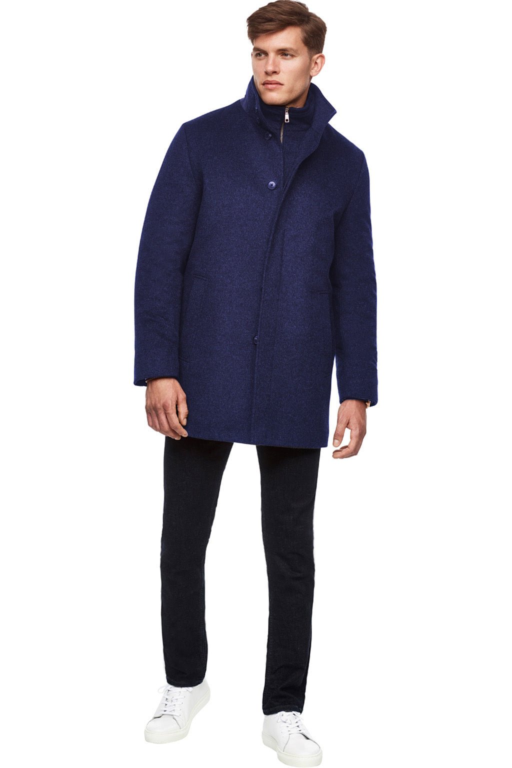 Mont Royal Car Coat - Navy - Outerwear - Cardinal of Canada - US - Mont Royal Car Coat - Navy