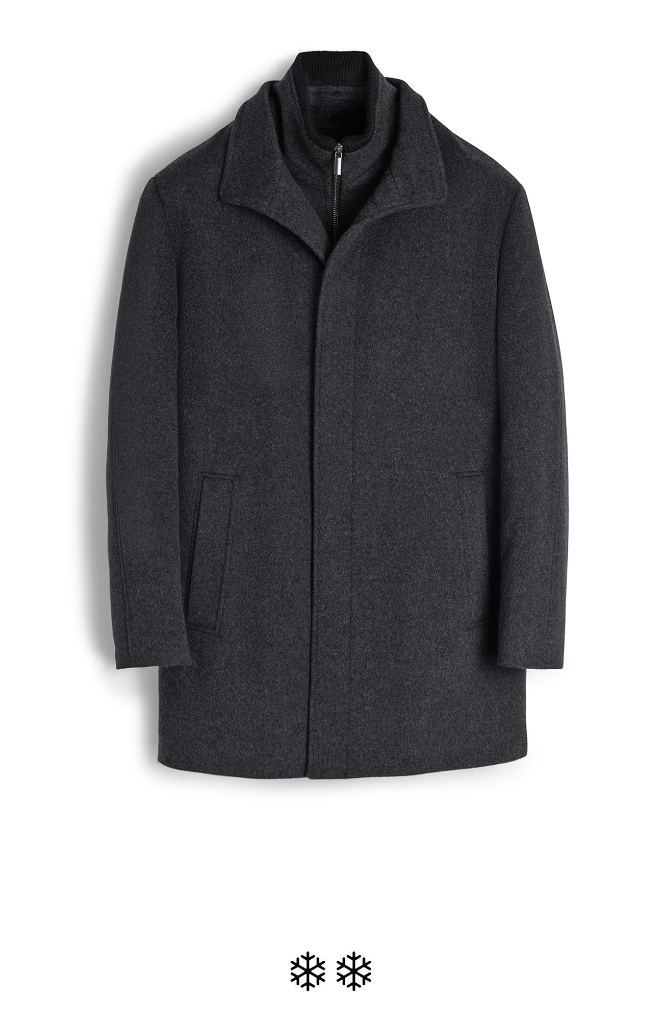 MONT - ROYAL CHARCOAL WOOL & CASHMERE CAR COAT - Cardinal of Canada - US - MONT - ROYAL CHARCOAL WOOL & CASHMERE CAR COAT