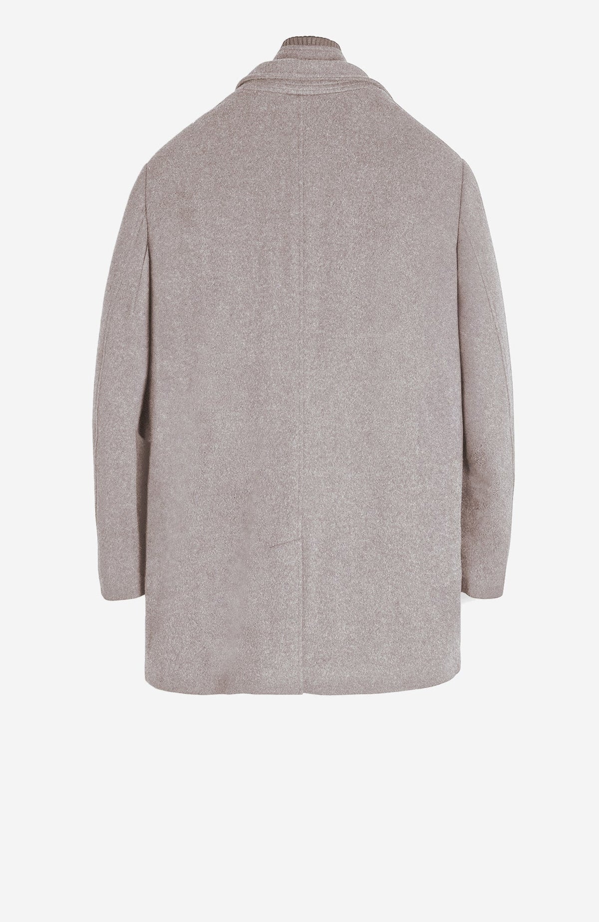 Mont-Royal Taupe Wool & Cashmere Car Coat - MENS - Cardinal of Canada-US-Mont-Royal Taupe Wool & Cashmere Car Coat