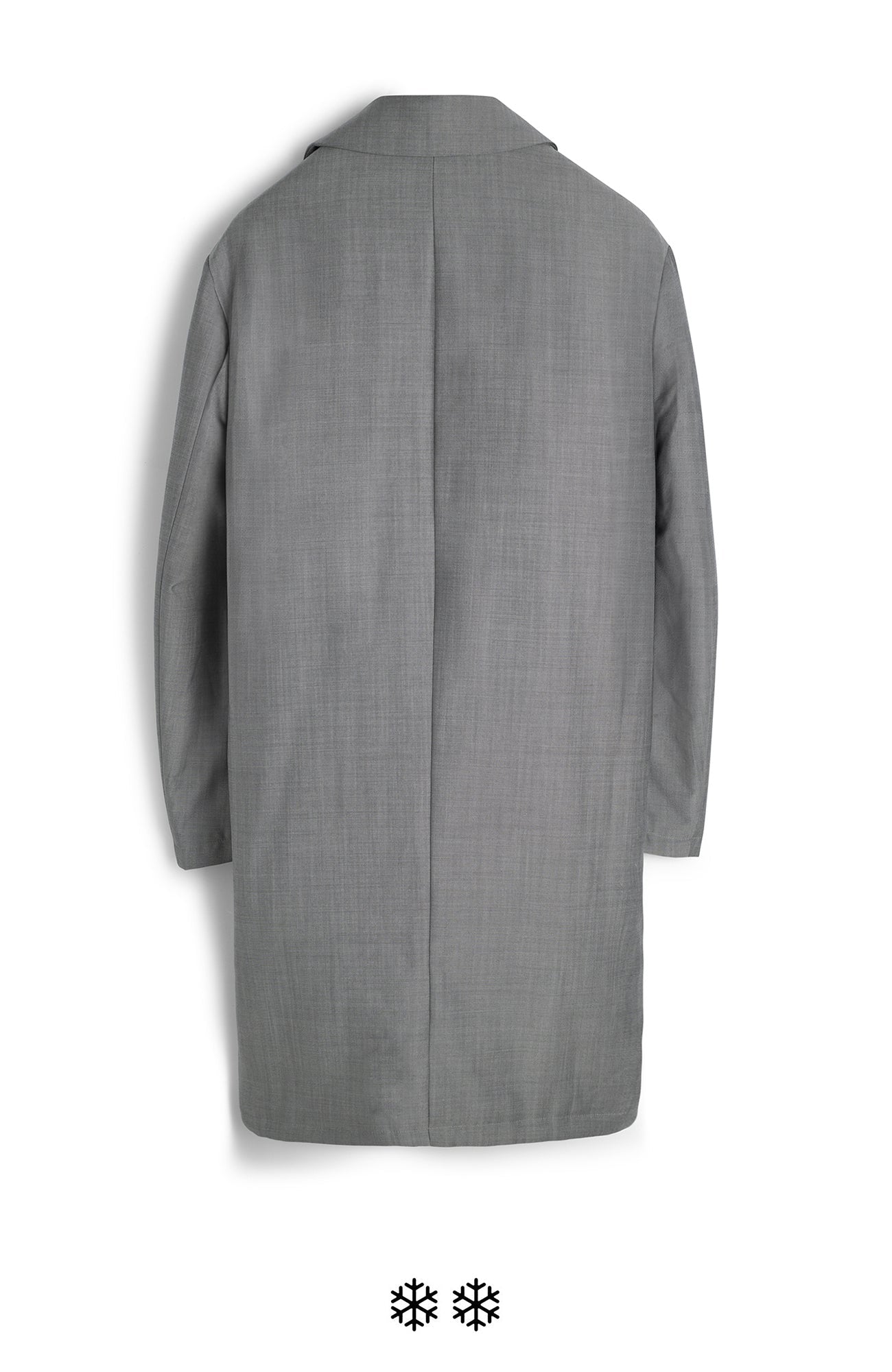 NOAH WOOL & MOHAIR GREY OVERCOAT - MENS - Cardinal of Canada - US - NOAH WOOL & MOHAIR GREY OVERCOAT 41 INCH LENGTH