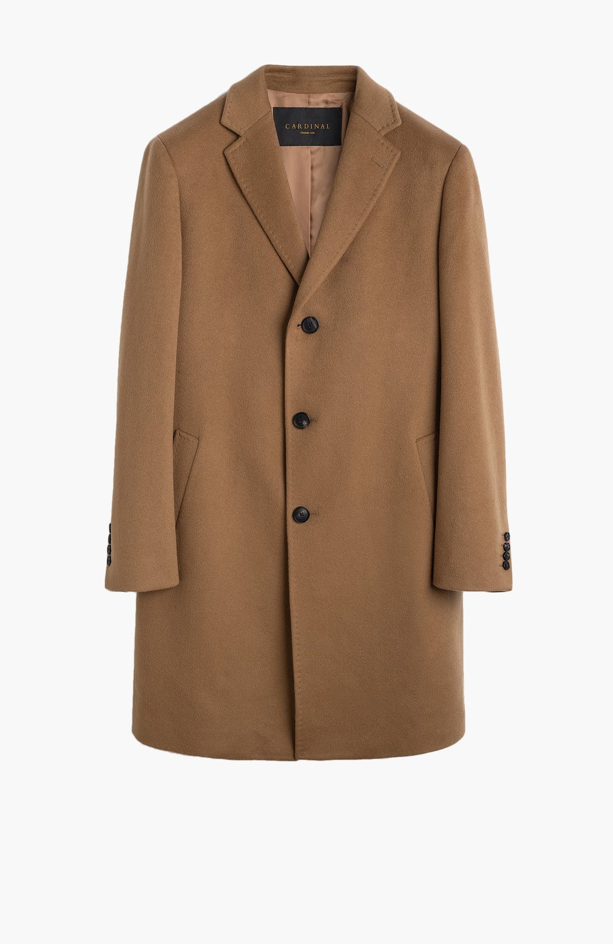 St. Pierre Cashmere Topcoat In Vicuna - Cardinal of Canada-US-St. Pierre Cashmere Topcoat In Vicuna