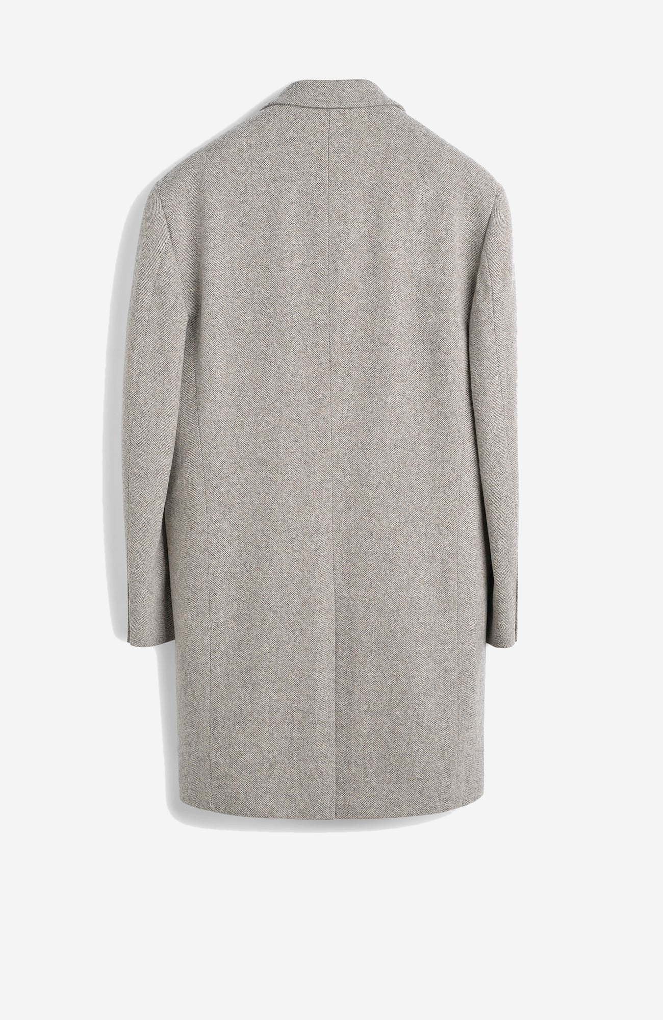 Sutton Stone Herringbone Wool & Cashmere Topcoat - MENS - Cardinal of Canada - US - Sutton Stone Herringbone Wool & Cashmere Topcoat