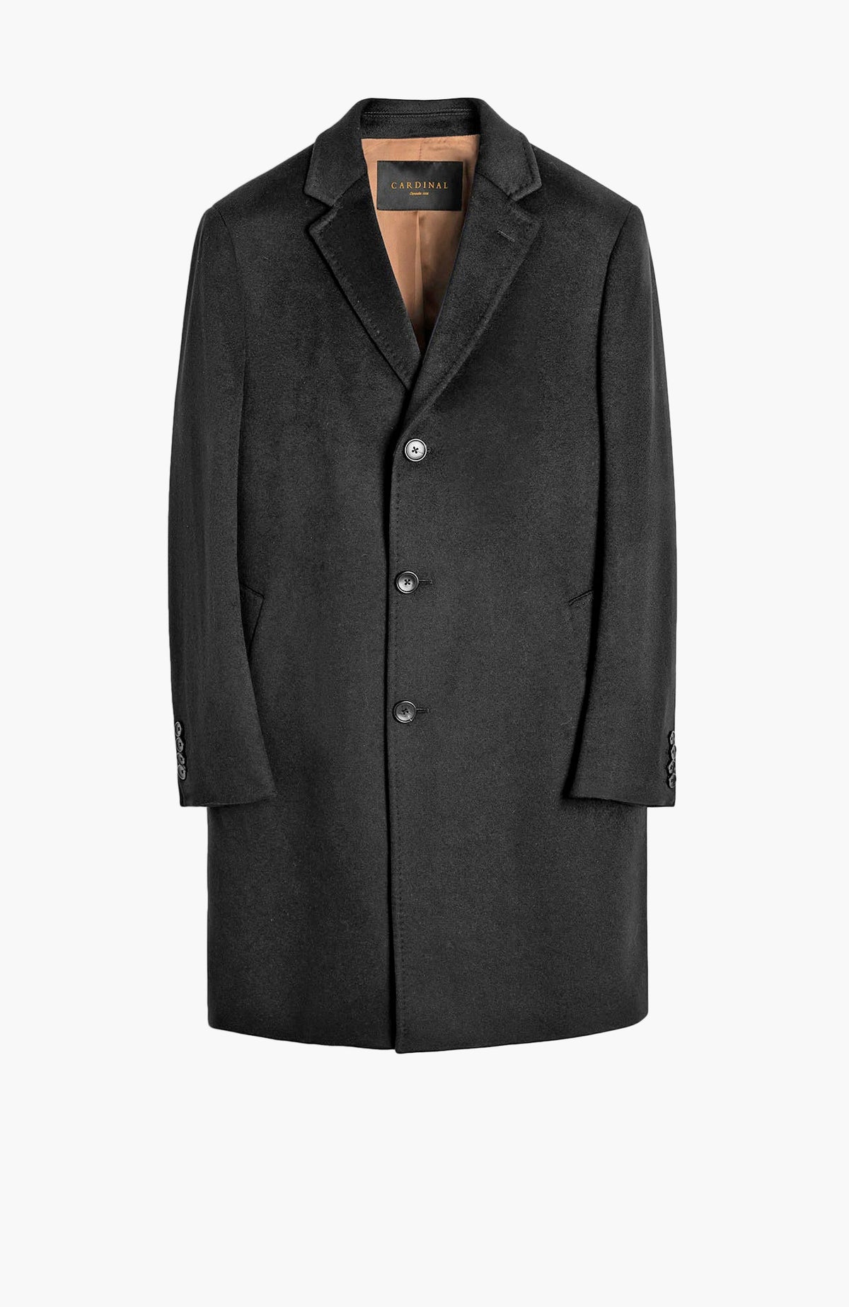 St. Pierre Charcoal Cashmere Topcoat