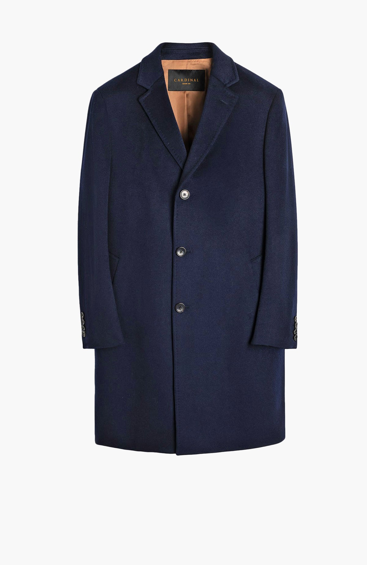 St. Pierre Navy Cashmere Topcoat